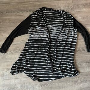 Three Dots Open Front Cardigan 3X
